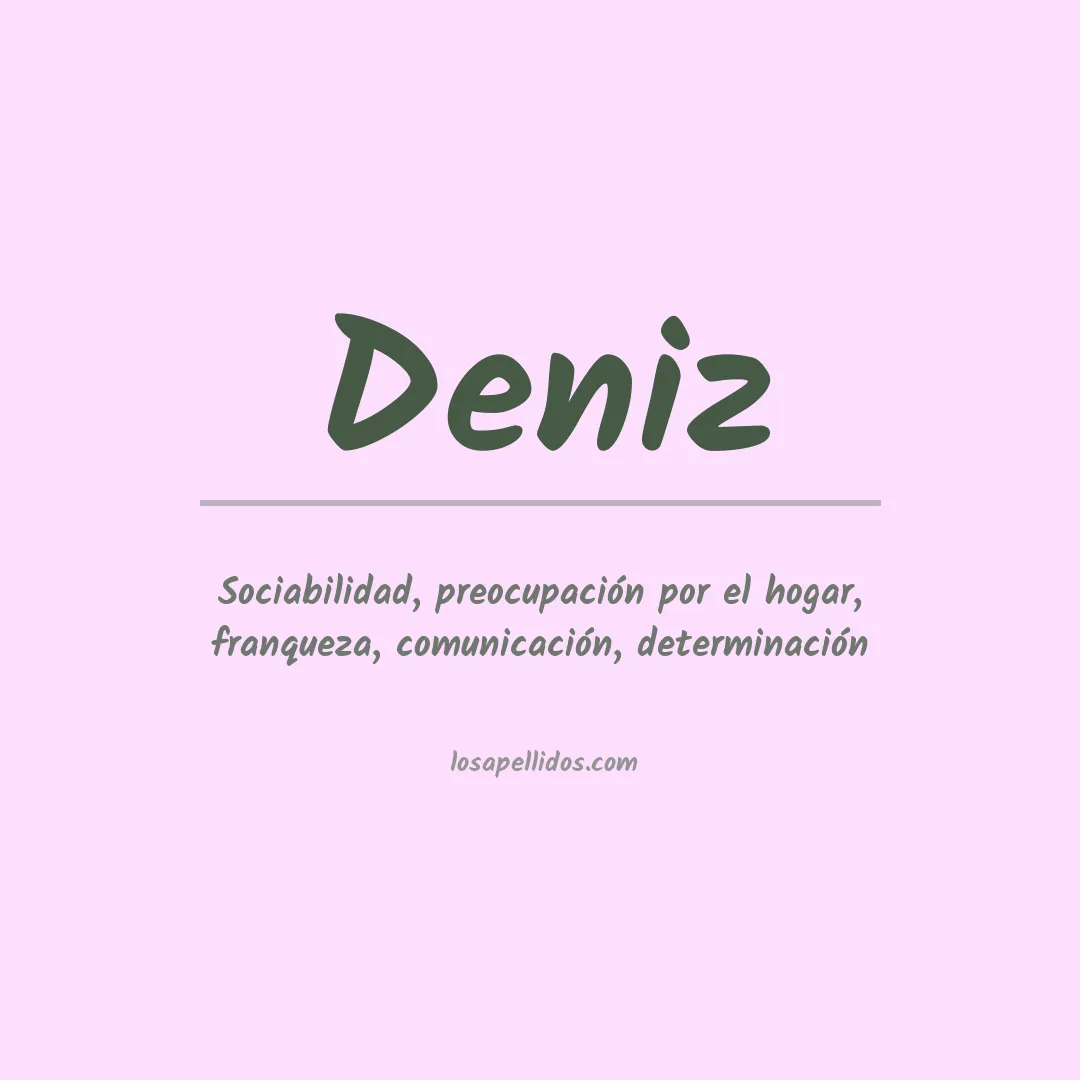 Apellido Deniz