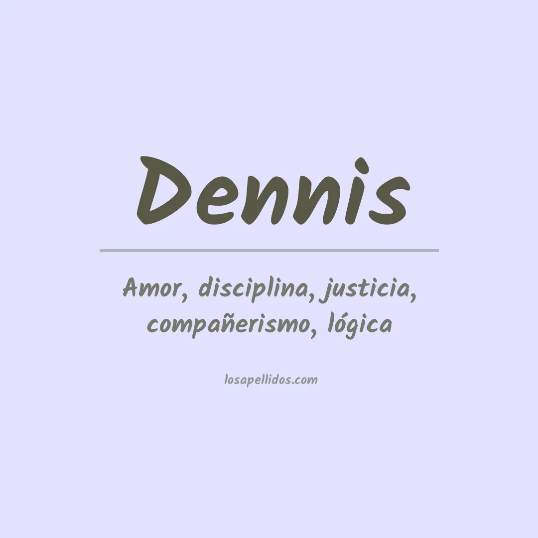 Apellido Dennis