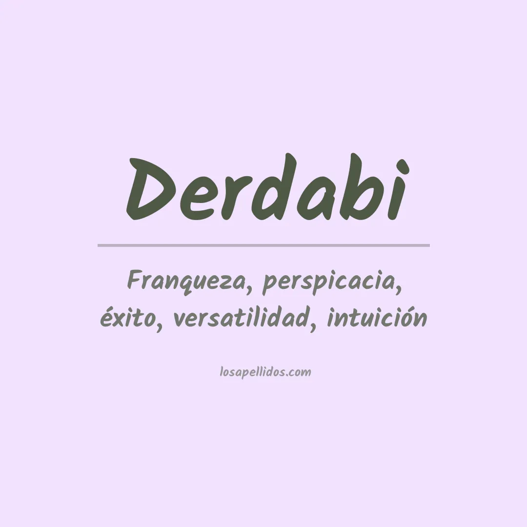 Apellido Derdabi