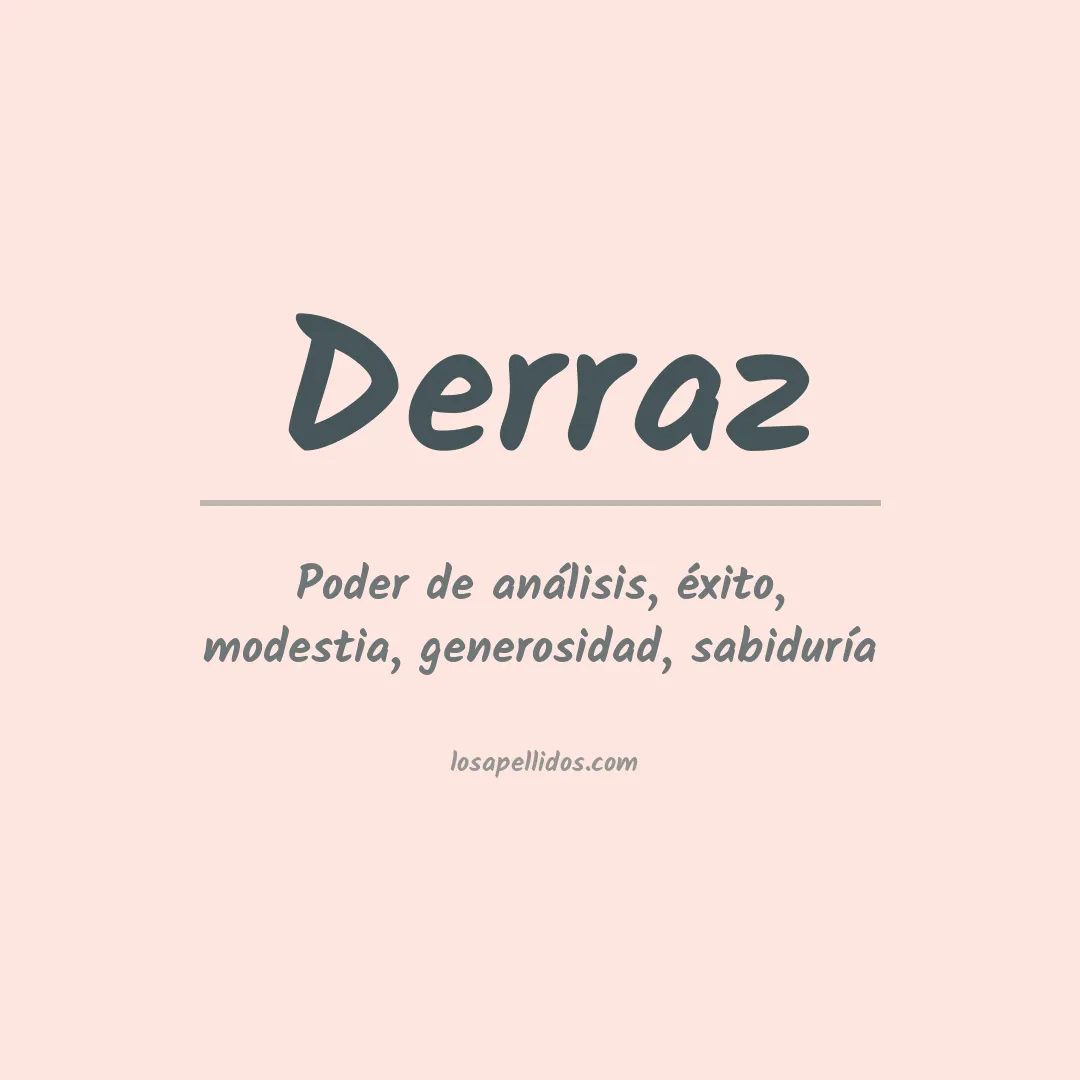 Apellido Derraz