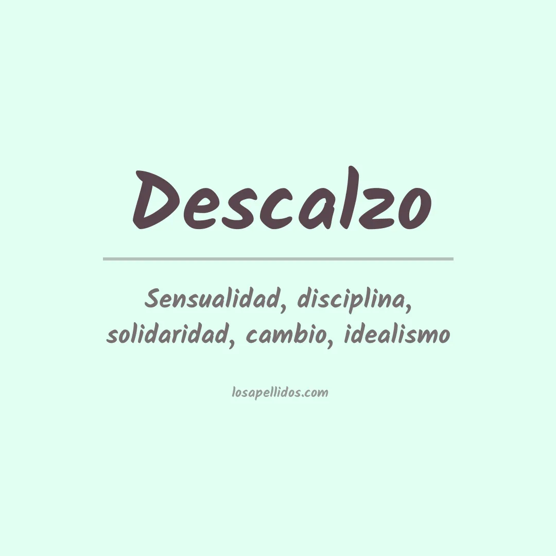 Apellido Descalzo
