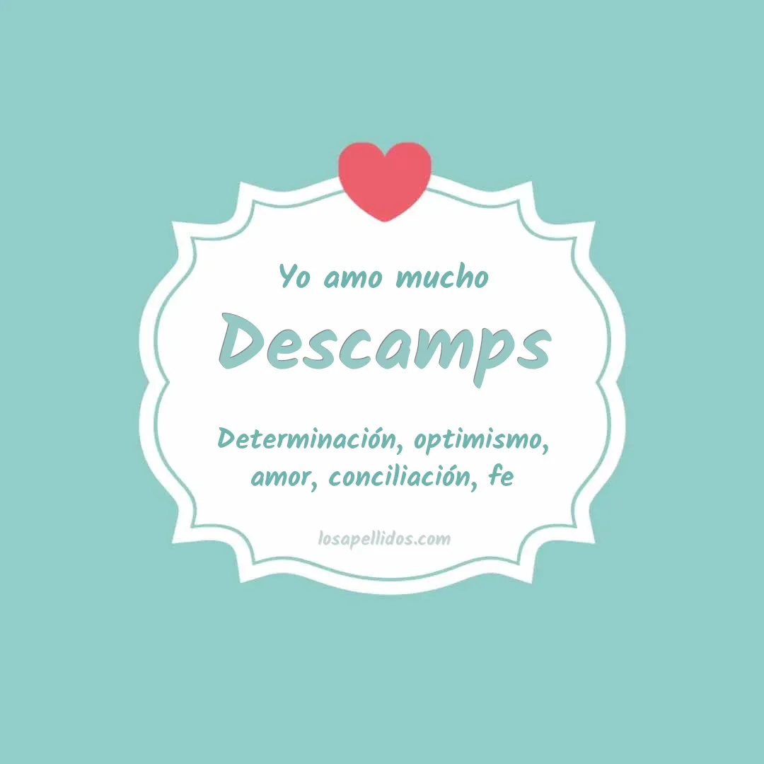 Yo amo mucho Descamps