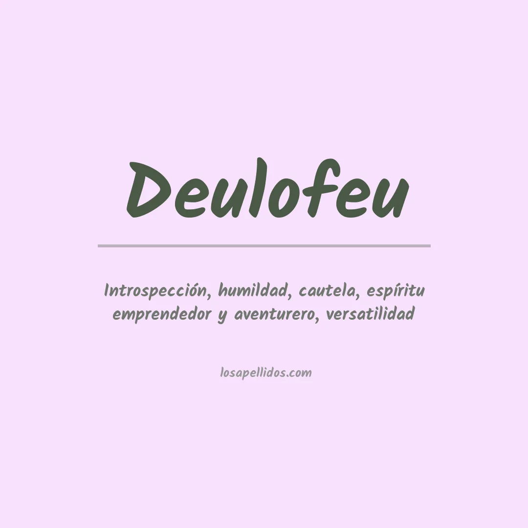 Apellido Deulofeu