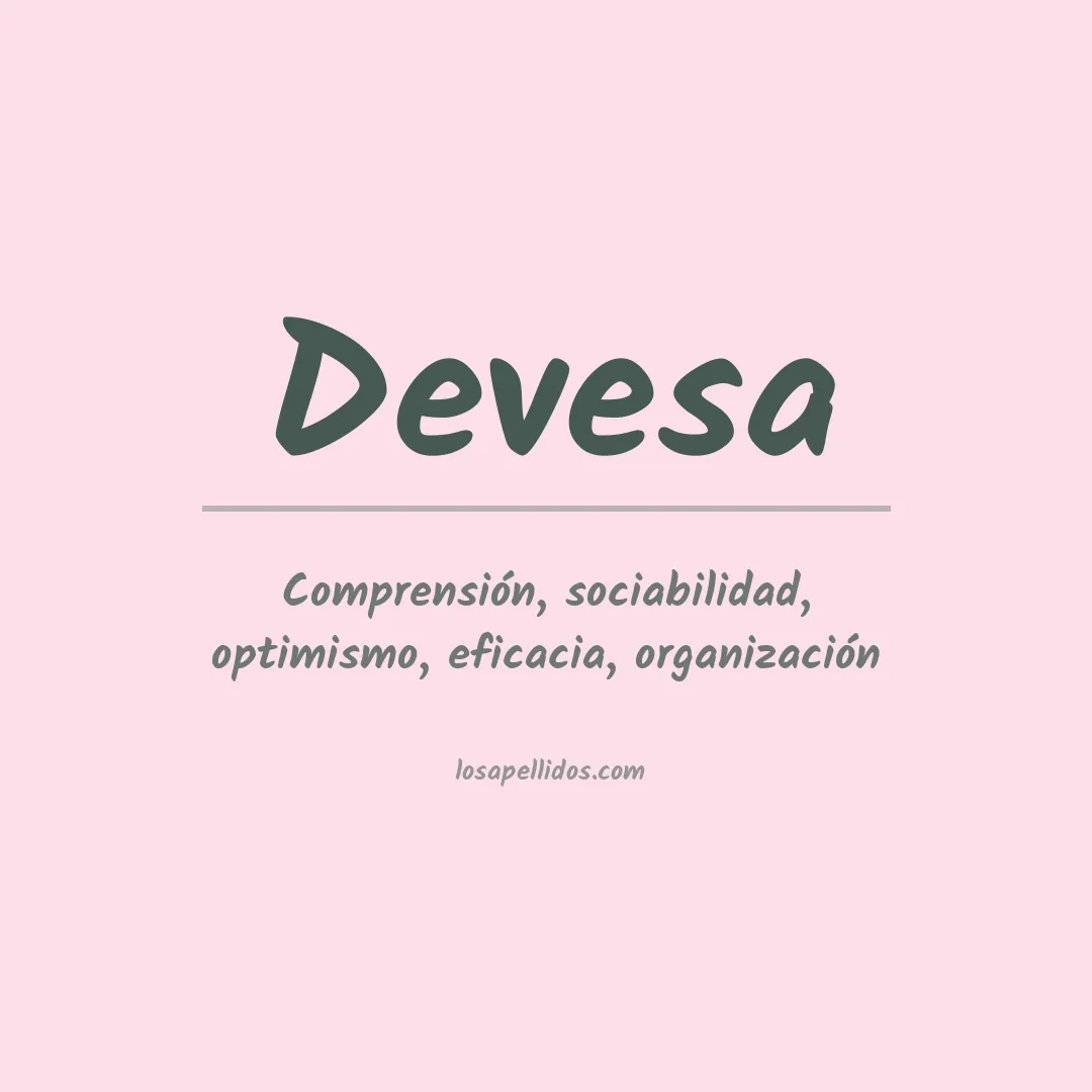 Apellido Devesa
