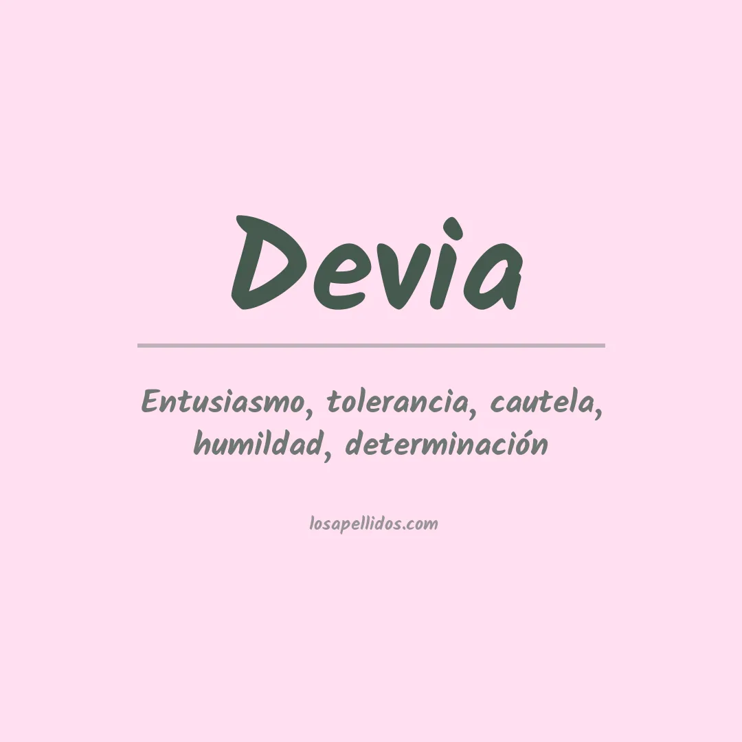 Apellido Devia