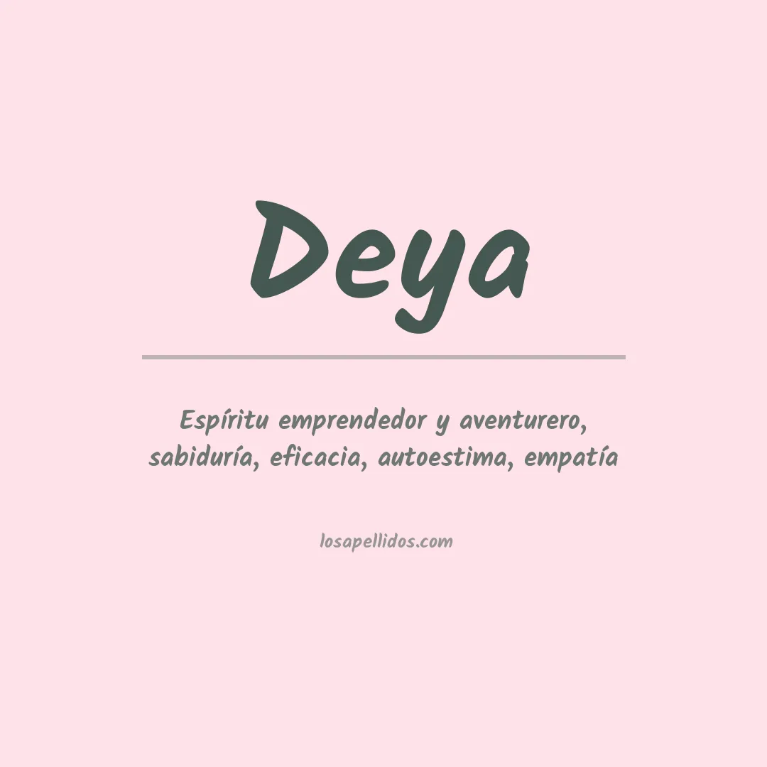 Apellido Deya
