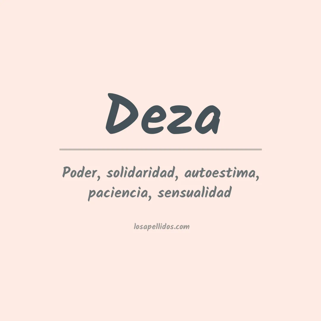 Apellido Deza