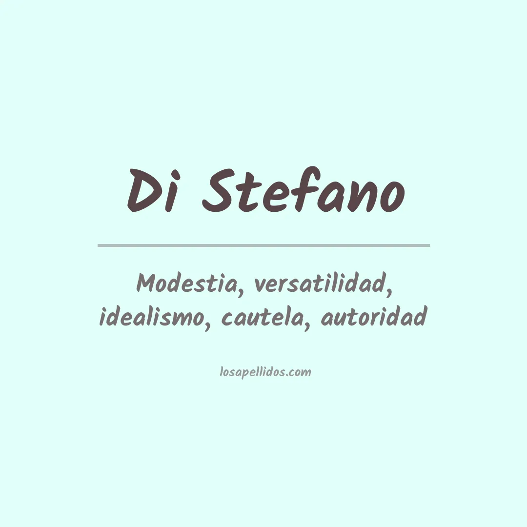 Apellido Di stefano