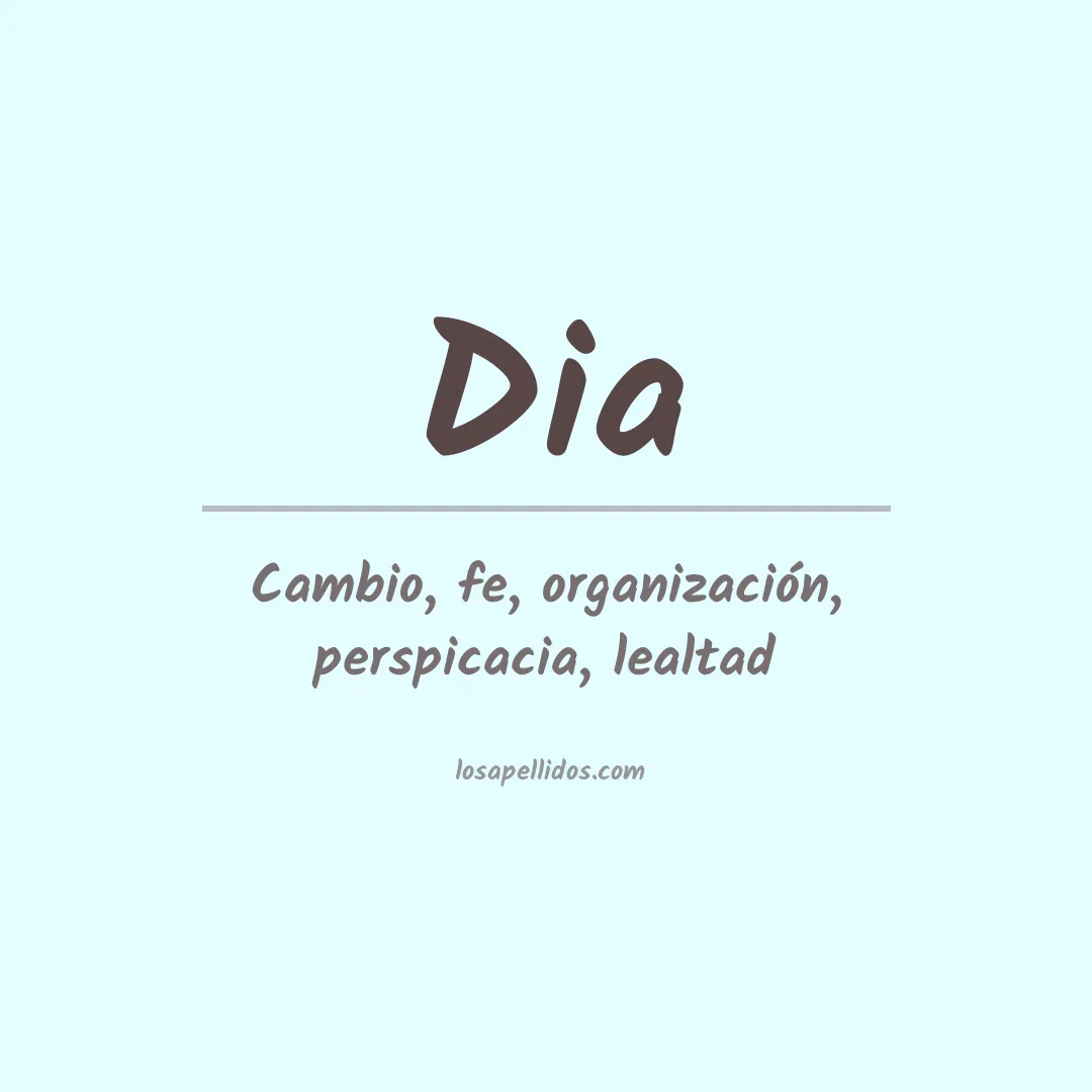 Apellido Dia