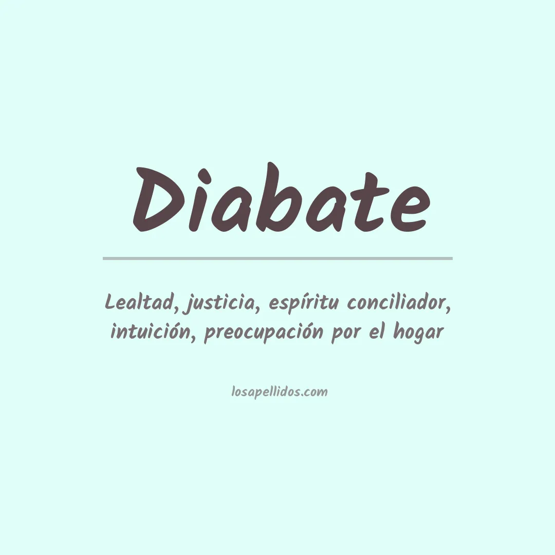 Apellido Diabate