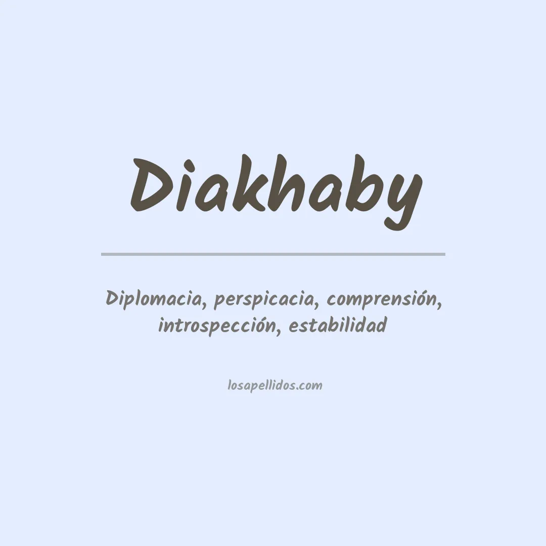 Apellido Diakhaby