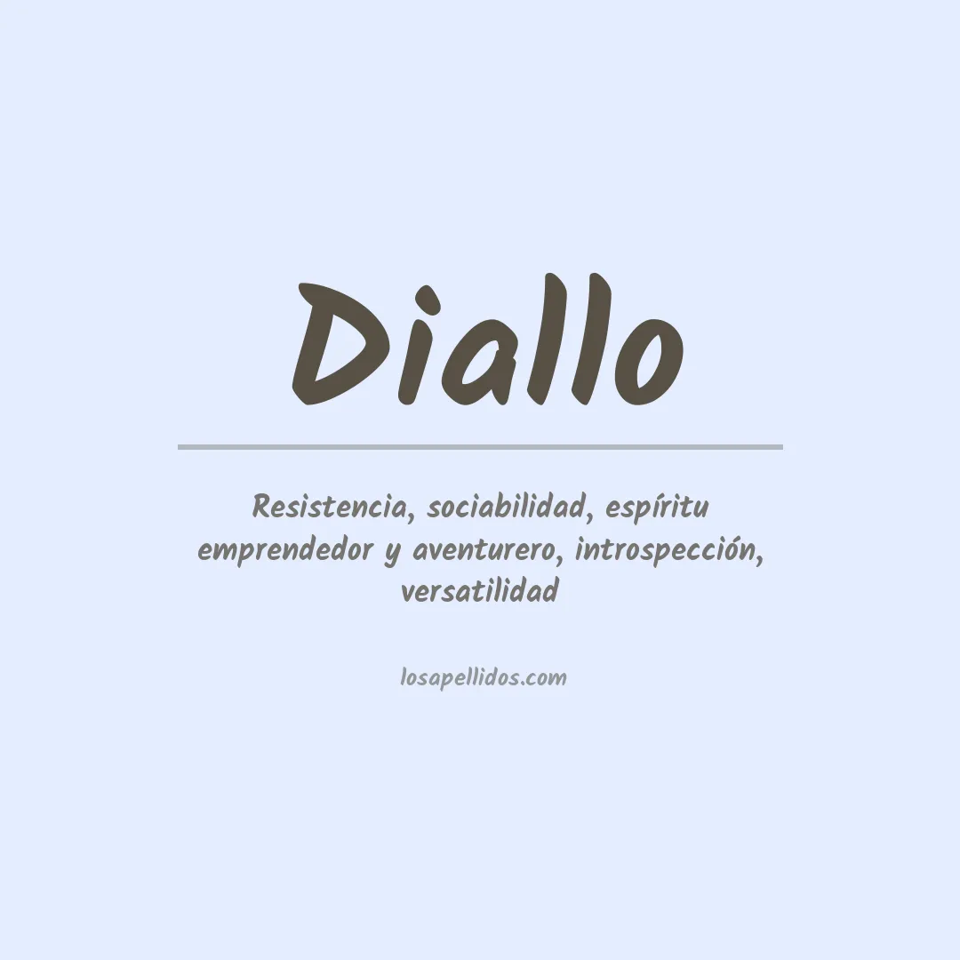 Apellido Diallo