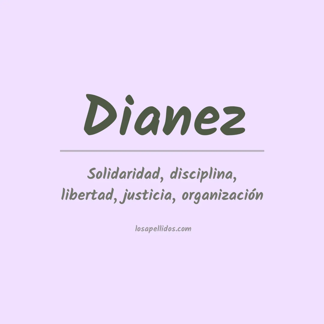 Apellido Dianez