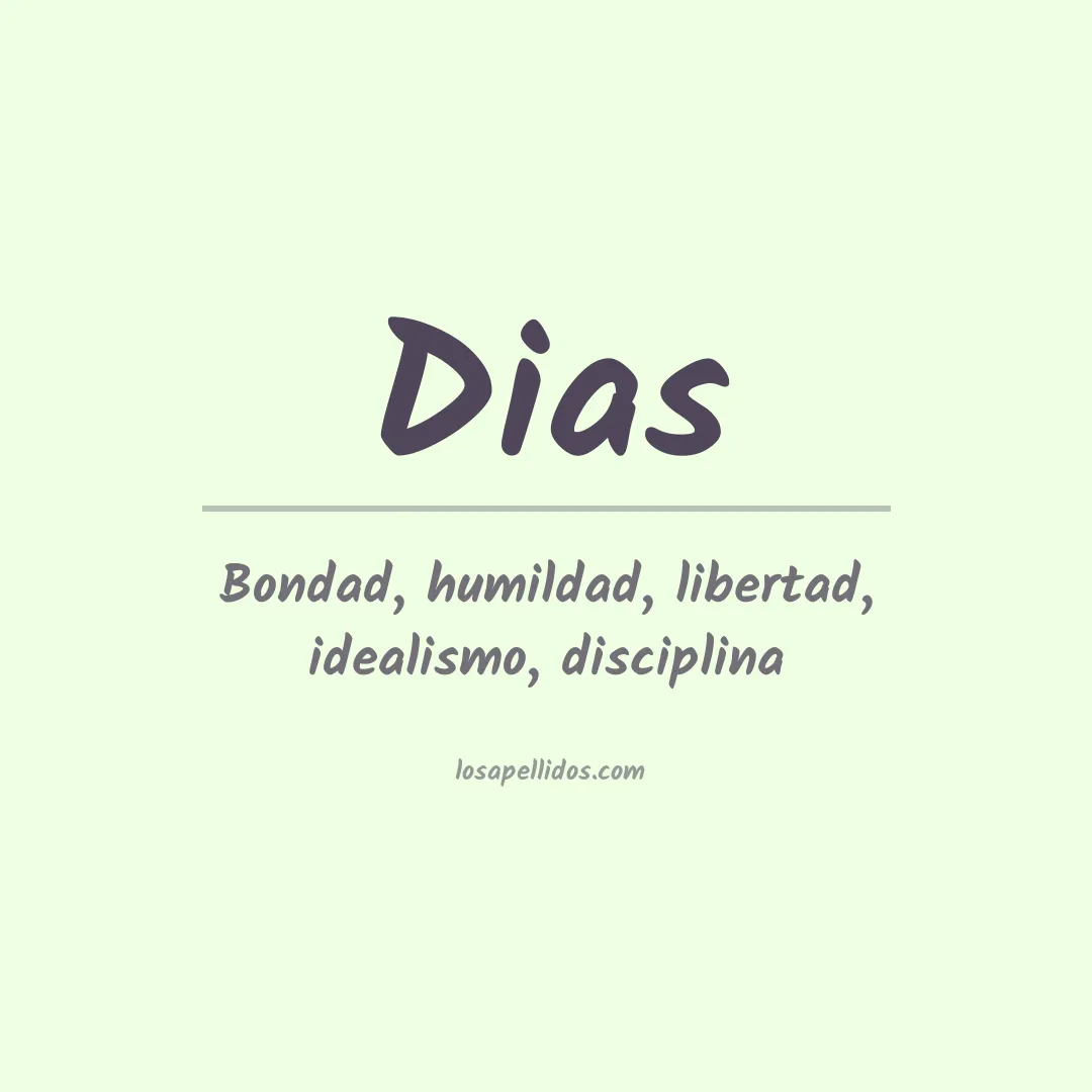 Apellido Dias