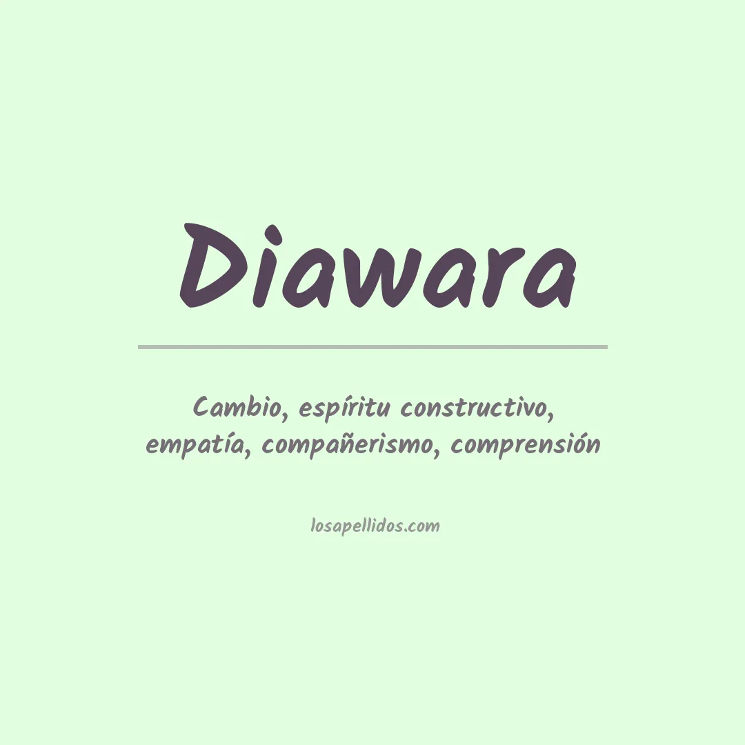 Apellido Diawara