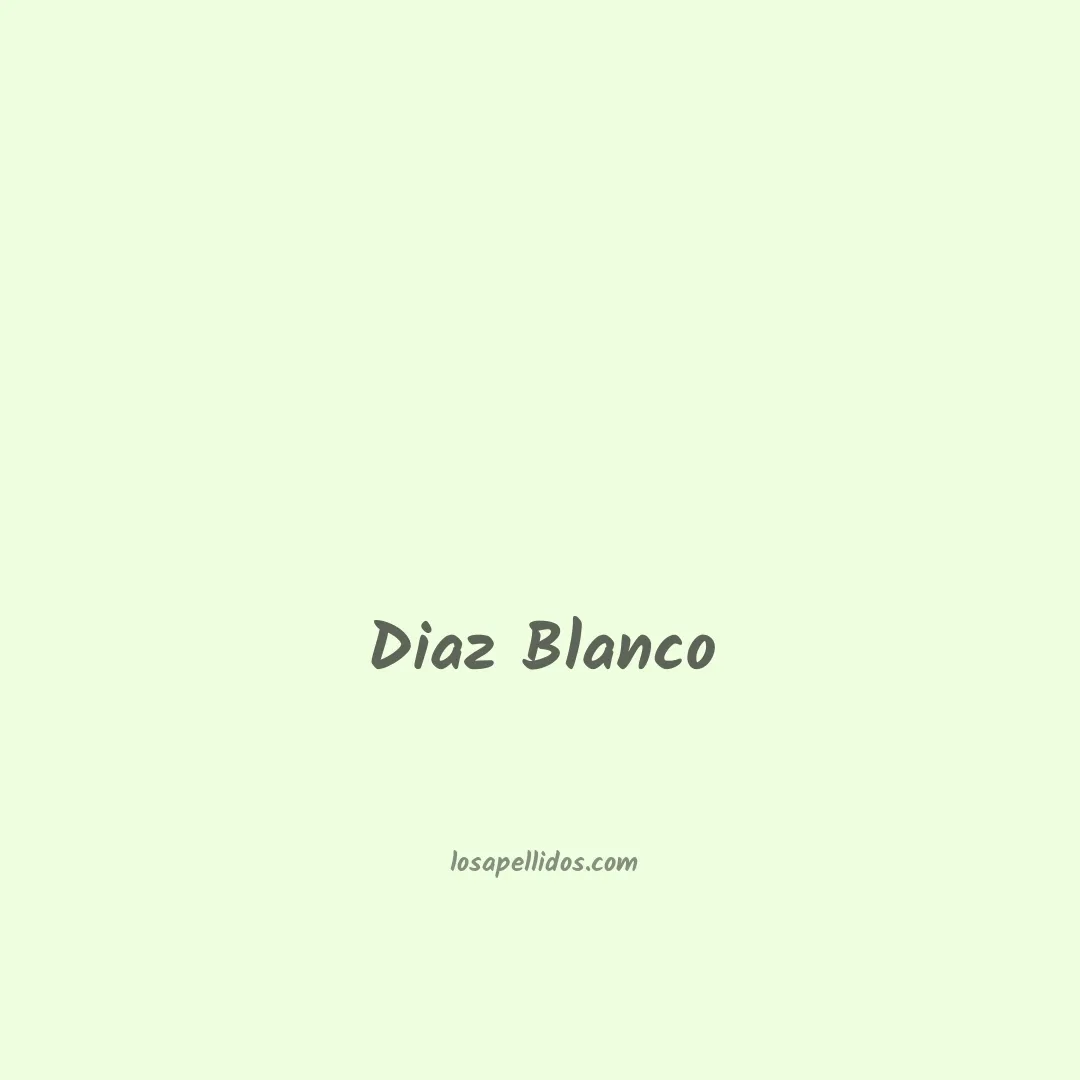 Diaz blanco en chino