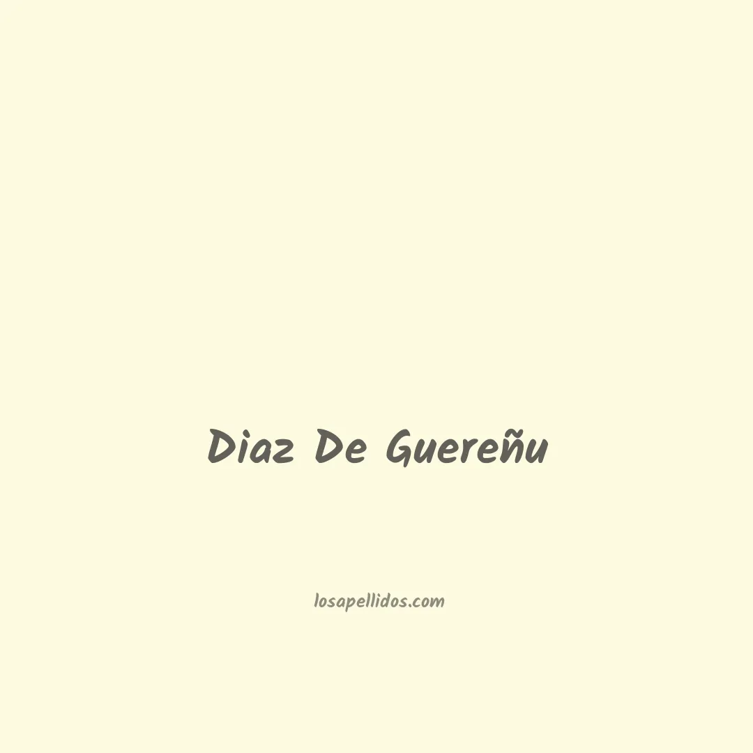 Diaz de guereñu en chino