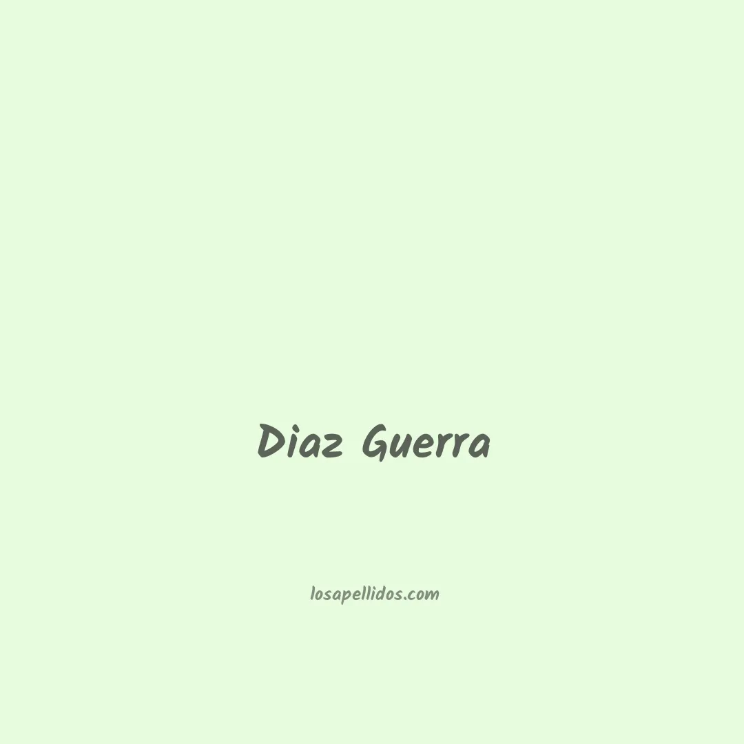 Diaz guerra en chino