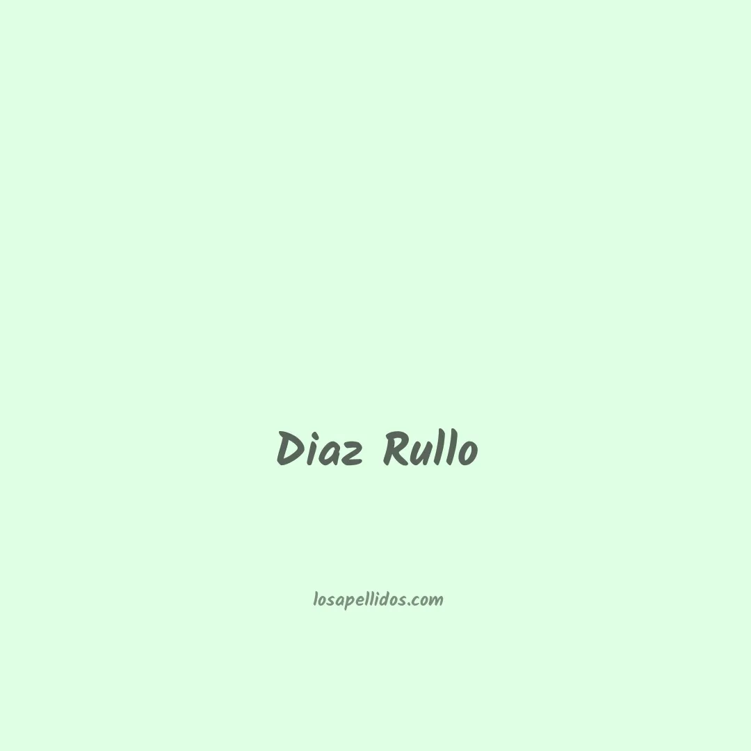 Diaz rullo en chino