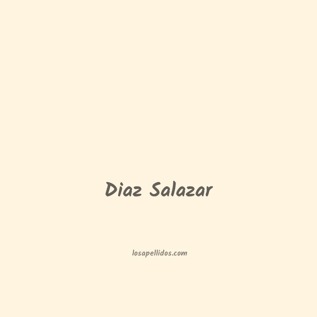 Diaz salazar en chino