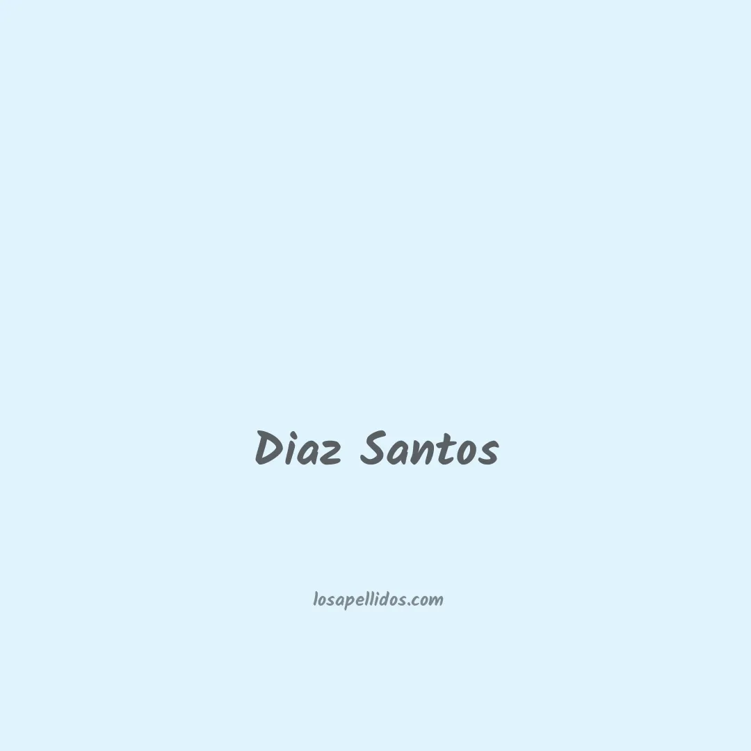 Diaz santos en chino