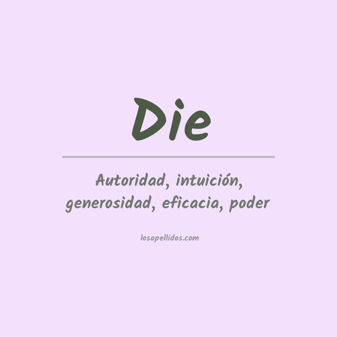 Apellido Die