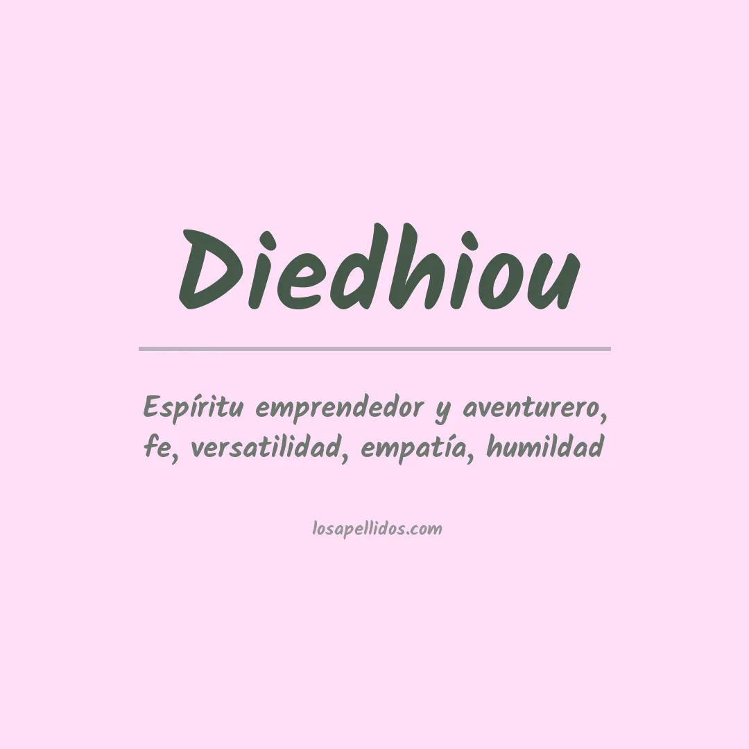 Apellido Diedhiou