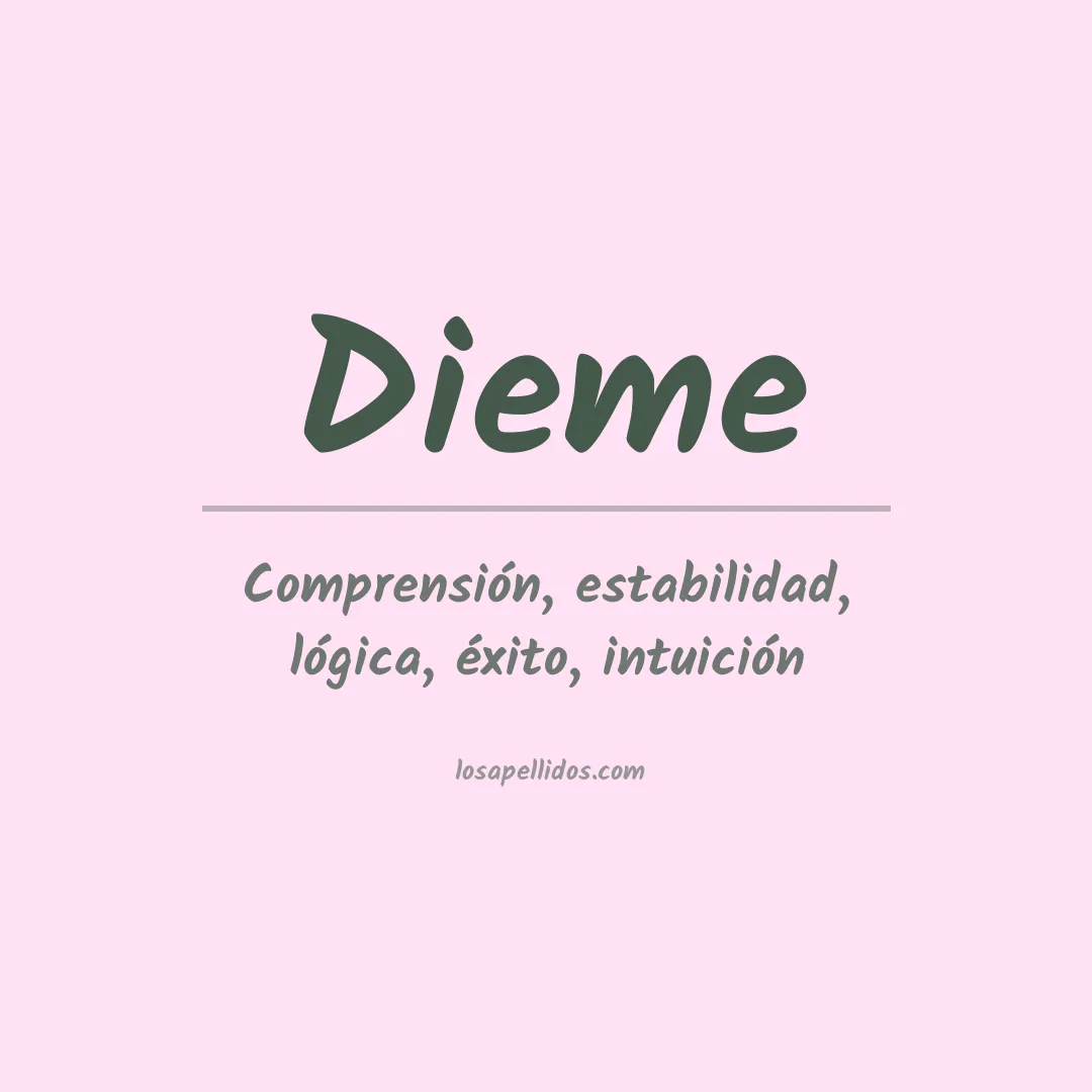 Apellido Dieme