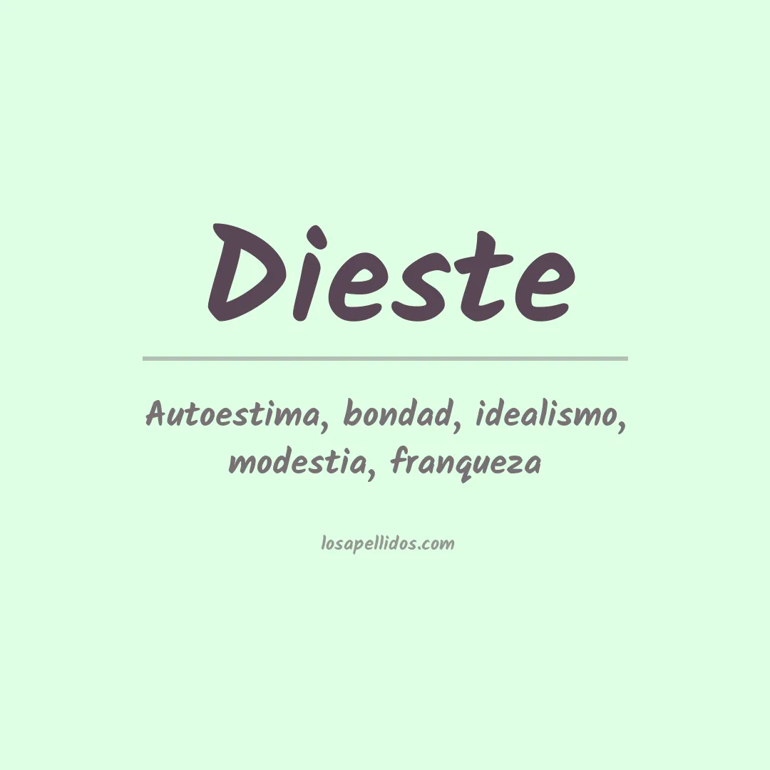 Apellido Dieste