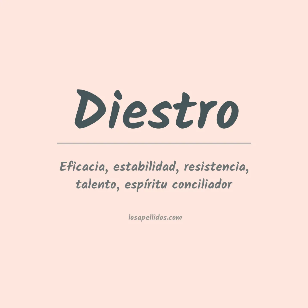 Apellido Diestro