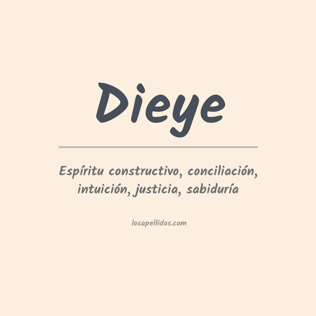 Apellido Dieye