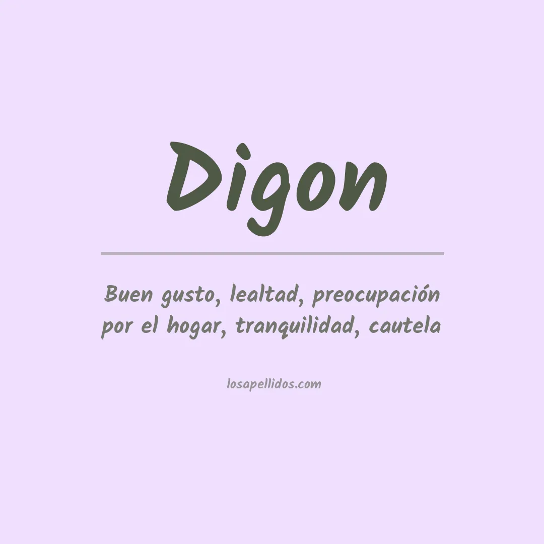 Apellido Digon