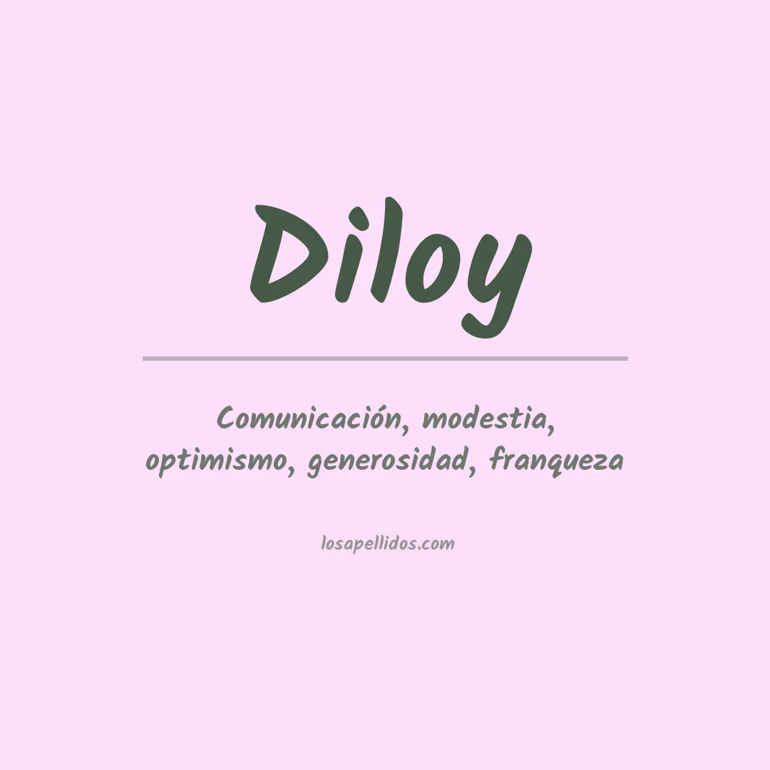 Apellido Diloy