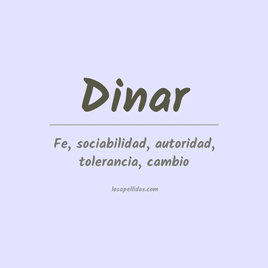 Apellido Dinar