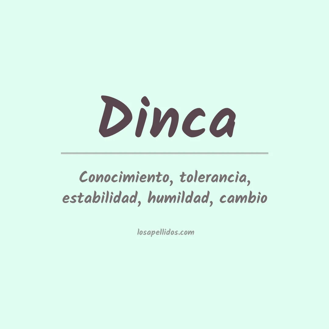 Apellido Dinca