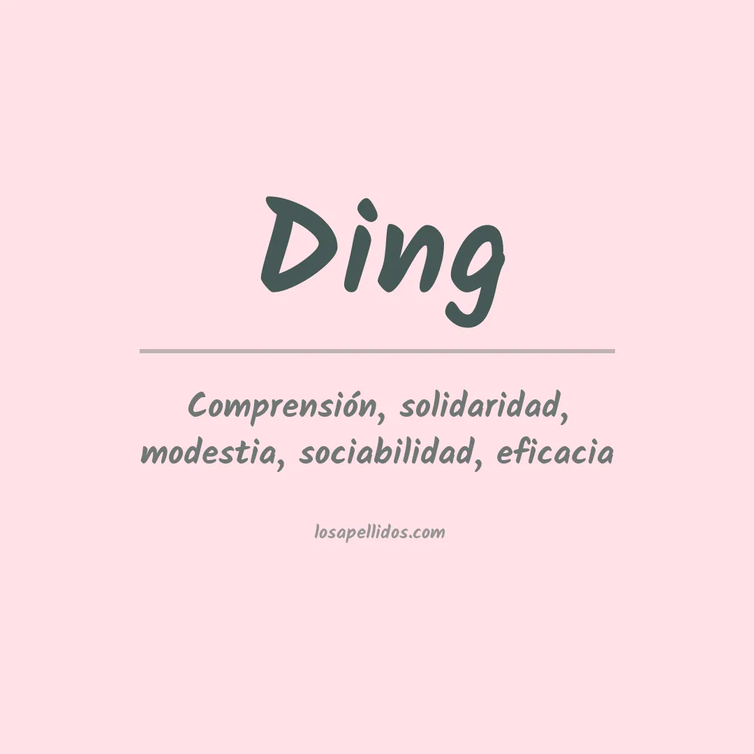 Apellido Ding