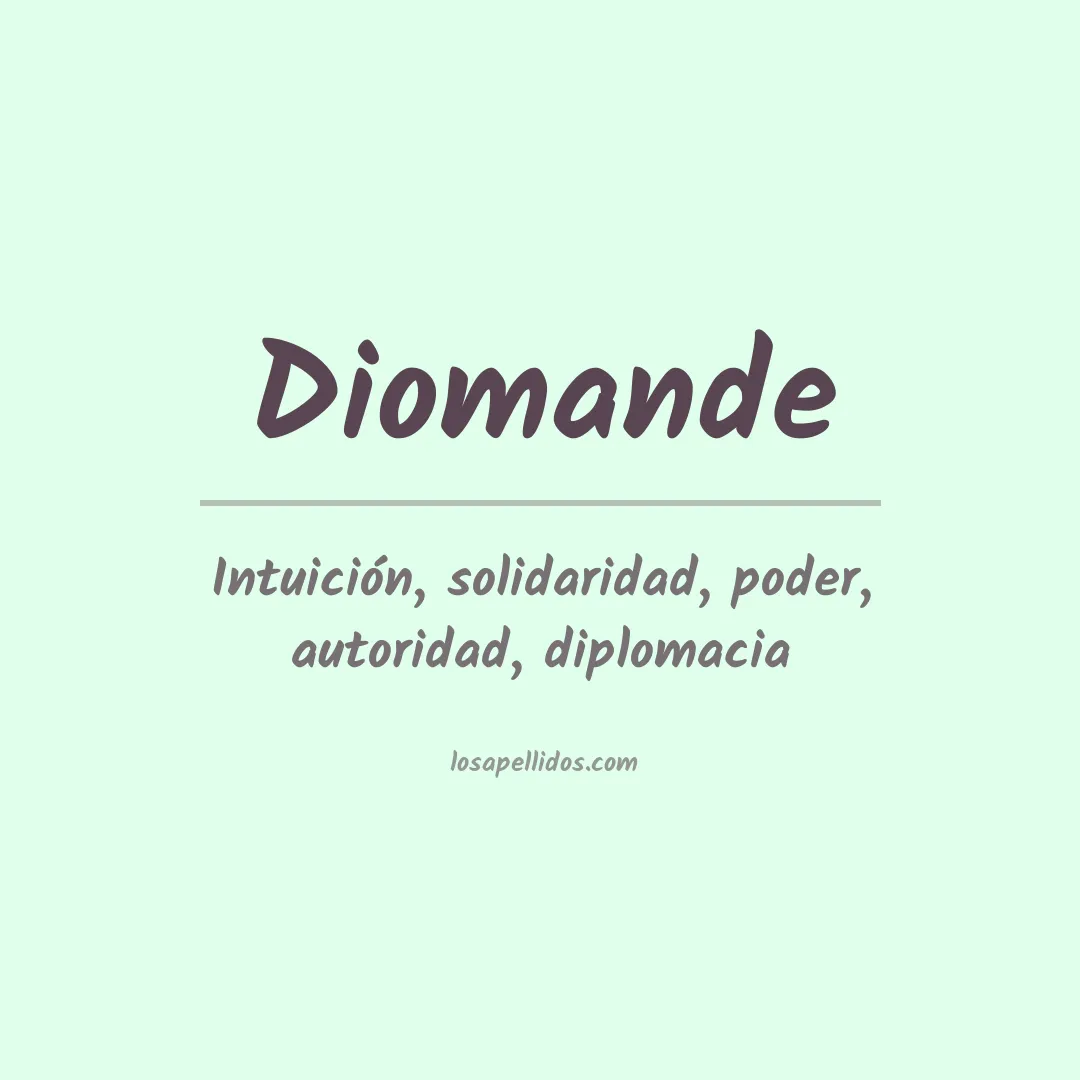 Apellido Diomande