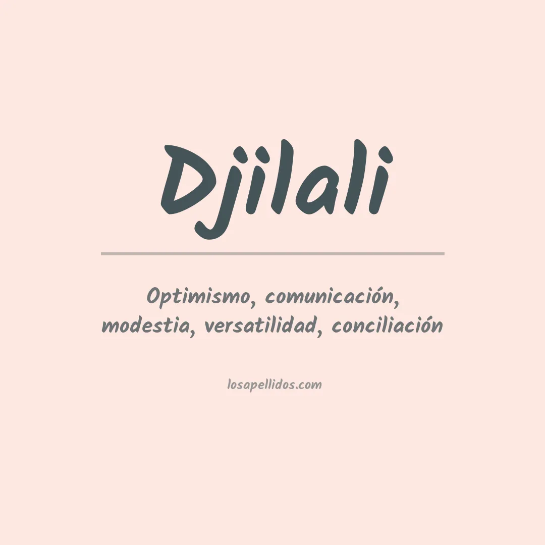 Apellido Djilali