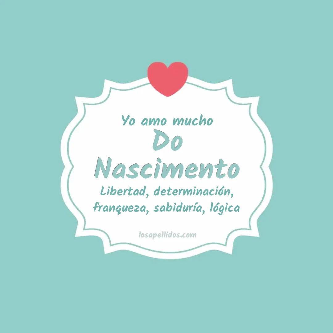 Yo amo mucho Do nascimento
