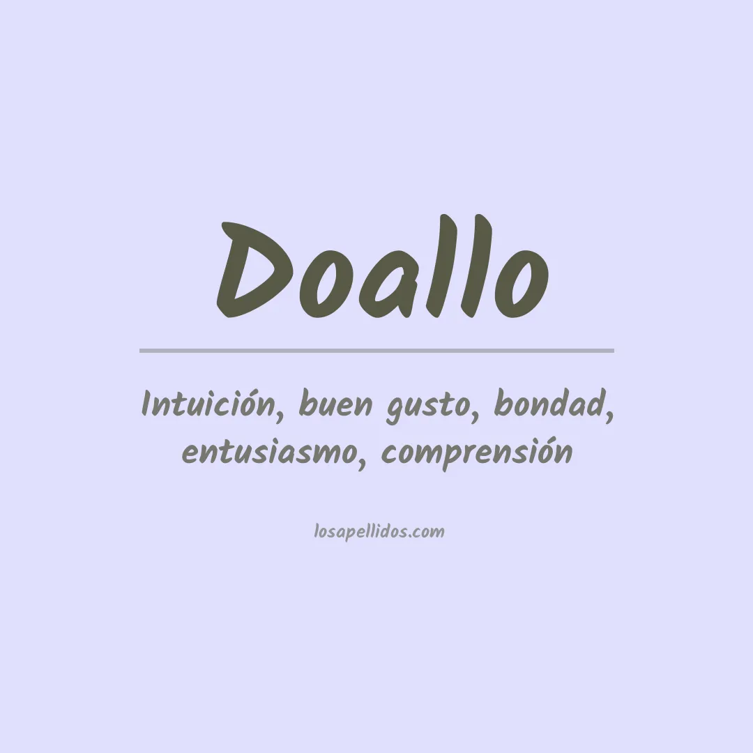 Apellido Doallo
