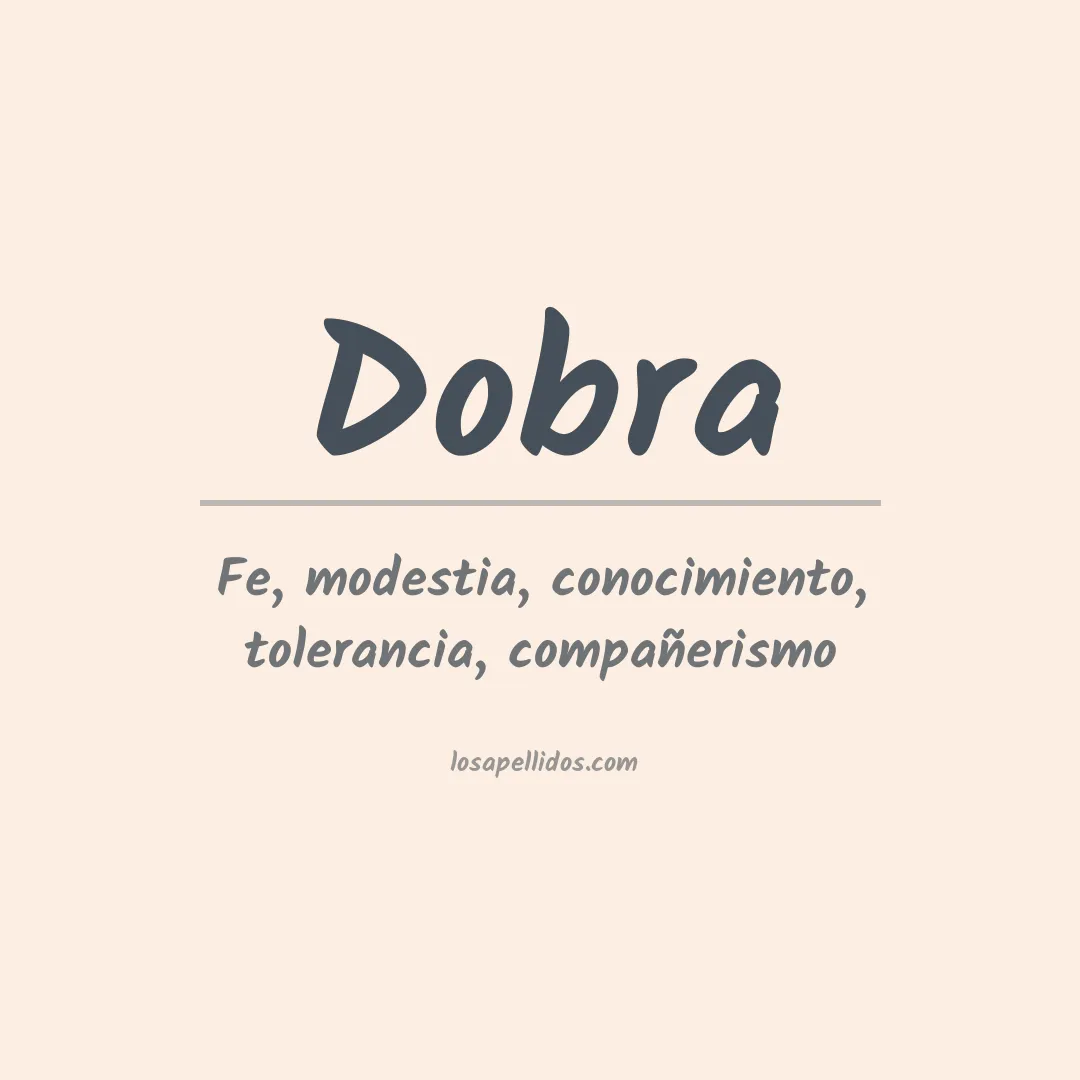 Apellido Dobra