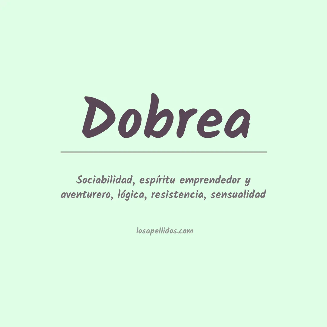 Apellido Dobrea