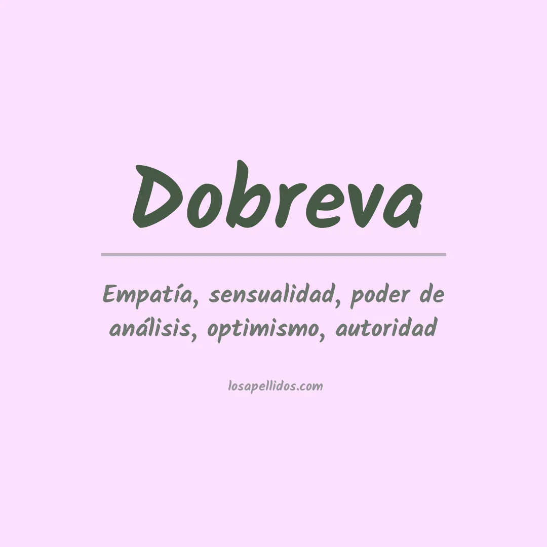 Apellido Dobreva
