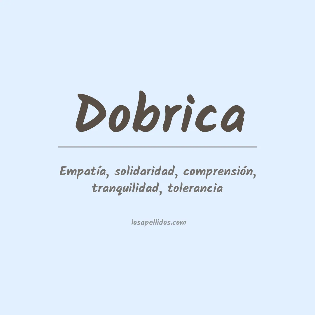 Apellido Dobrica