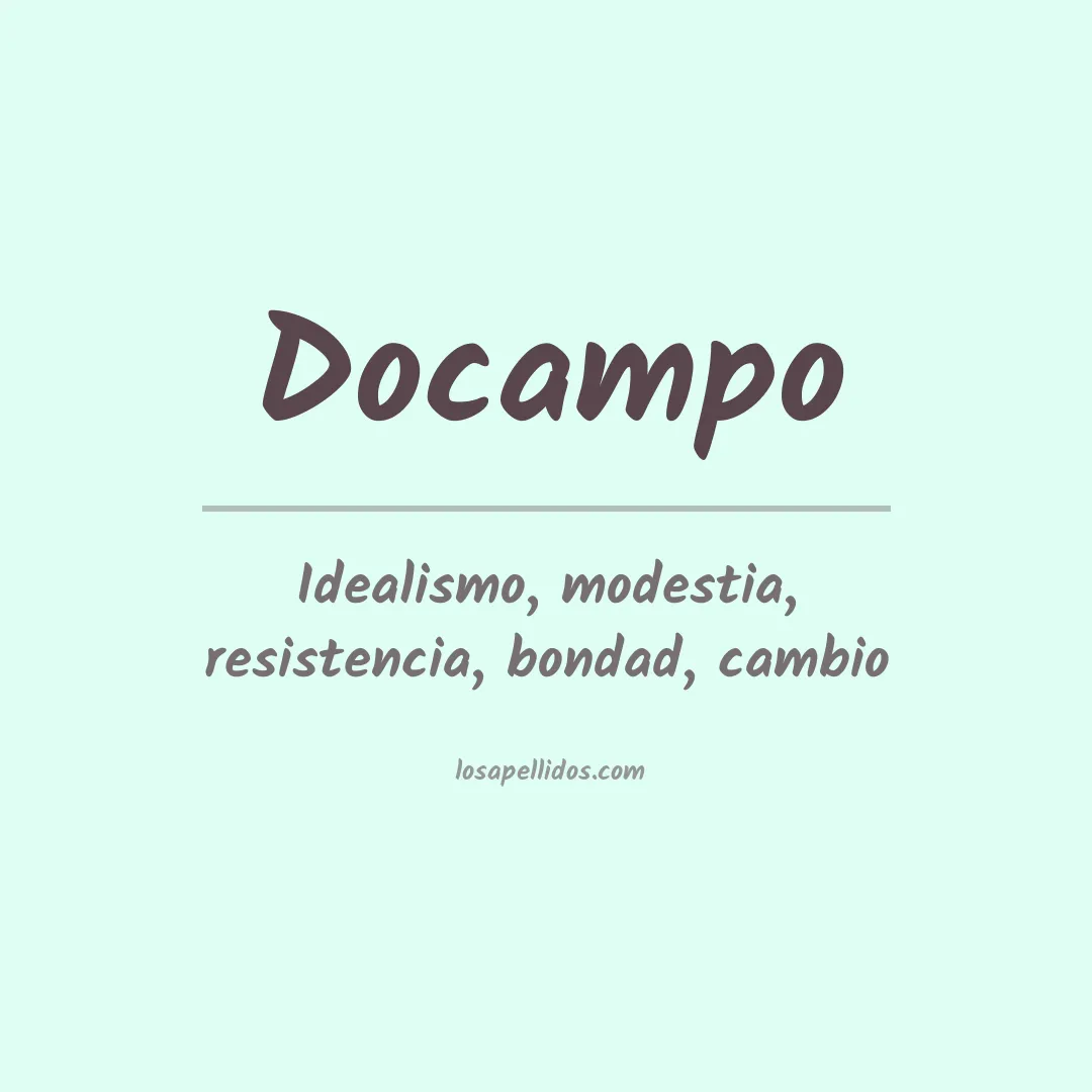 Apellido Docampo