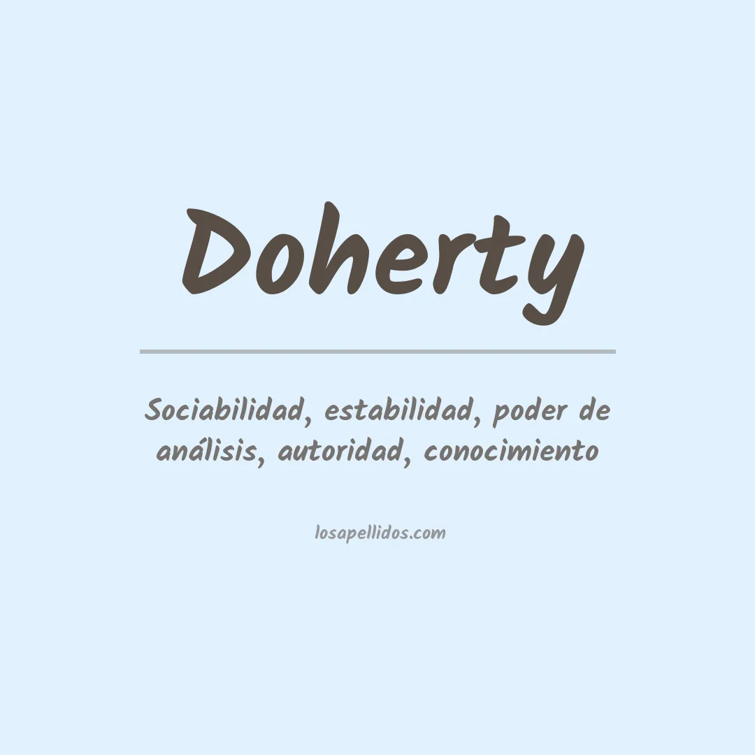 Apellido Doherty