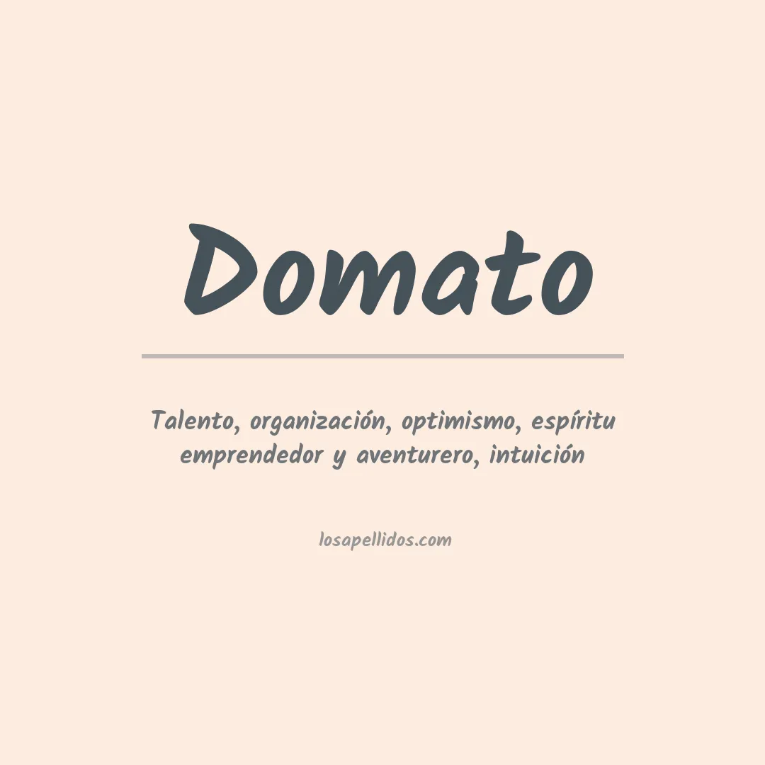 Apellido Domato
