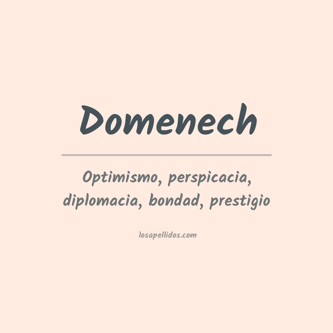 Apellido Domenech