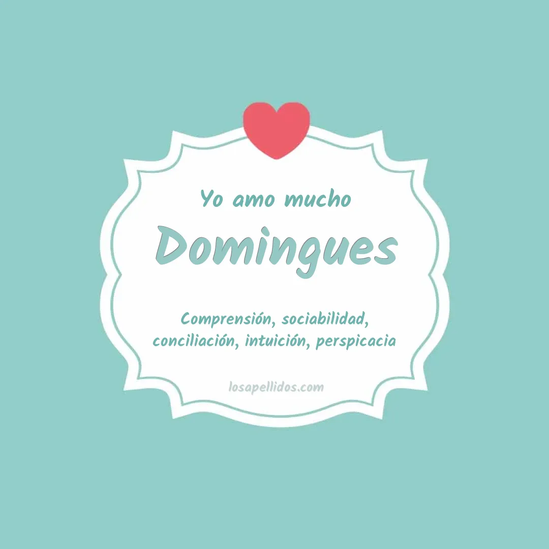 Yo amo mucho Domingues