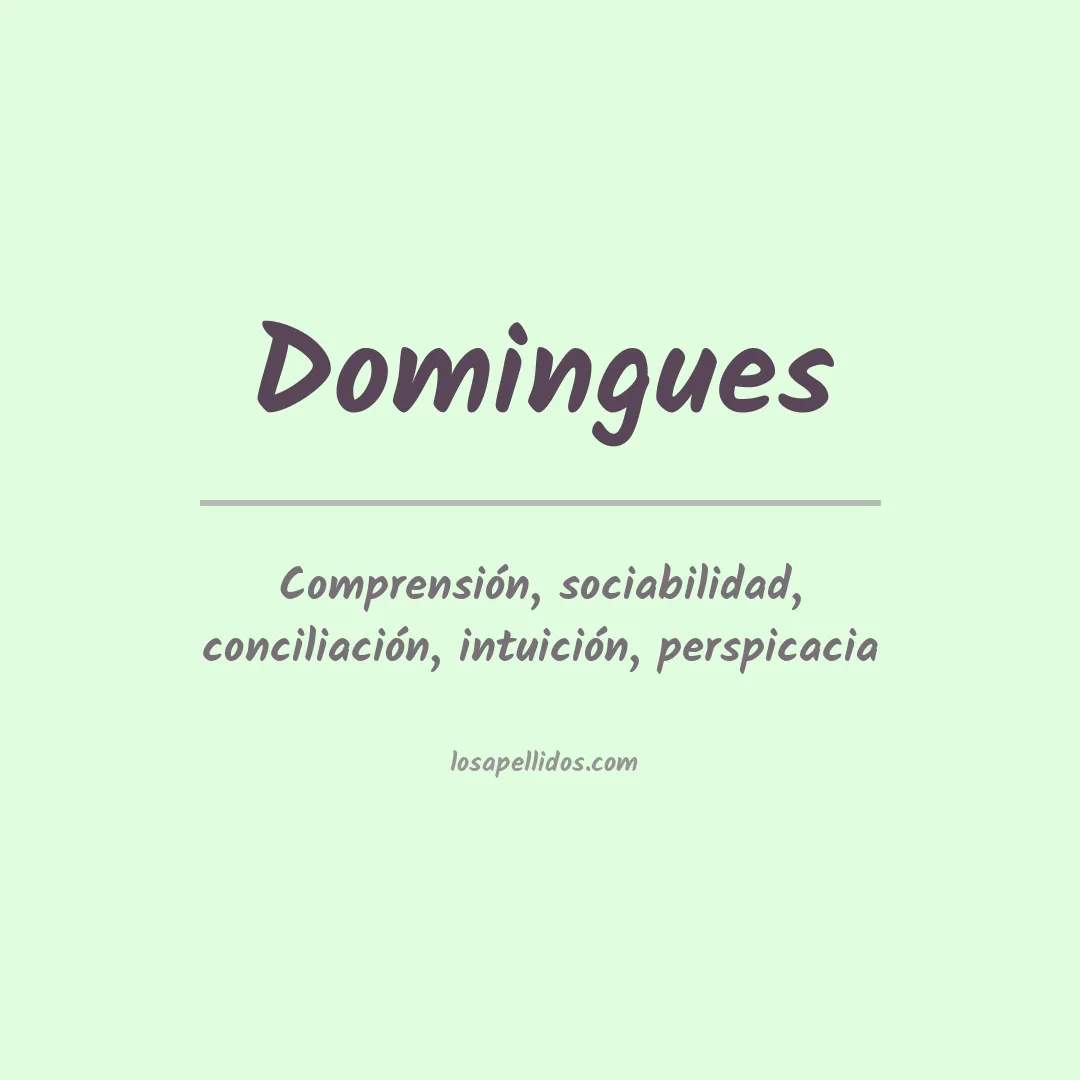 Apellido Domingues